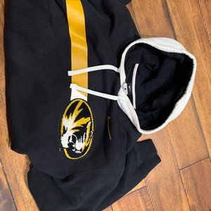 Nike Large University of Missouri Mizzou Tigers Hoodie Sweatshirt Heavyweight